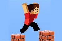 Procházejte nebezpečnými krajinami Minecraftu v této 3D parkourové hře!