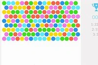 Bubble Shooter hra s minimalistickým designem