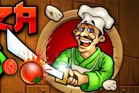 Krájej a porcuj ingredience na pizzu jako ninja!