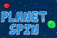 Otoč planetu a spoj barevné asteroidy se stejnými barvami na planetě