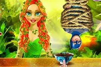 Pomozte Poison Ivy vypěstovat semeno do děsivé nové rostliny!