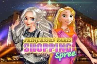 Elsa a Rapunzel jsou v Paříži a chtějí nakoupit nové módní oblečení,