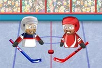 Puppet Hockey Battle je chladná hokejová sportovní hra