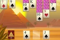 Pyramid Solitaire s rozložením Klondike
