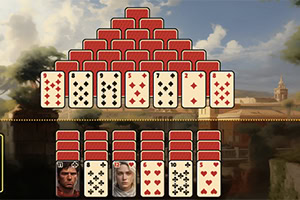 Hrajte Pyramid Solitaire ve starověkém Římě