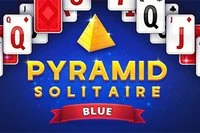 Vstupte do světa čísel v Pyramid Solitaire Blue!