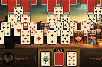 Zábavná hra Tripeaks Solitaire ve starověkém Egyptě