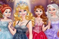 Princesny oblečte do třpytu na ples