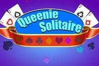 Přesuňte všechny karty na čtyři základy v této hře Queenie Solitaire