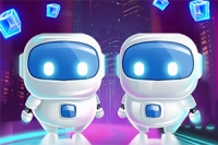 Pomozte Robo Bros posbírat co nejvíce holo-krychlí a vyhnout se