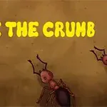 Mravenci na hnědém pozadí s nápisem SAVE THE CRUMB