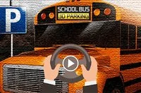 Školní autobus 3D Parking je retro parkovací hra s autobusy a deseti
