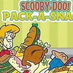 Scooby-Doo! Pack-a-Snack Postavy kresleného seriálu se smějí s tácem plným jídel