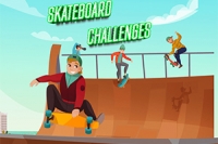 Skateboard Challenges je dynamická hra, která testuje hráčské dovednosti