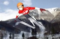 Úžasné olympijské skoky na lyžích