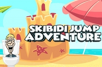 Hrajete jako malé dítě jménem Skibidi v akční skákací hře