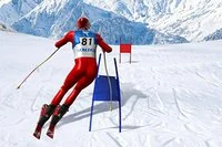 Hra Slalom Ski Simulator nabízí 12 úrovní obtížnosti