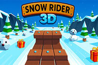 Zkus, jak daleko vydržíš jízdu v Snow Rider 3D na rychlých a