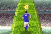 Soccer Skills Runner je zábavná a rychle se hrající hra s fotbalovým