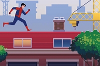 Skákej po střechách a vyhýbej se překážkám jako Spider-Boy