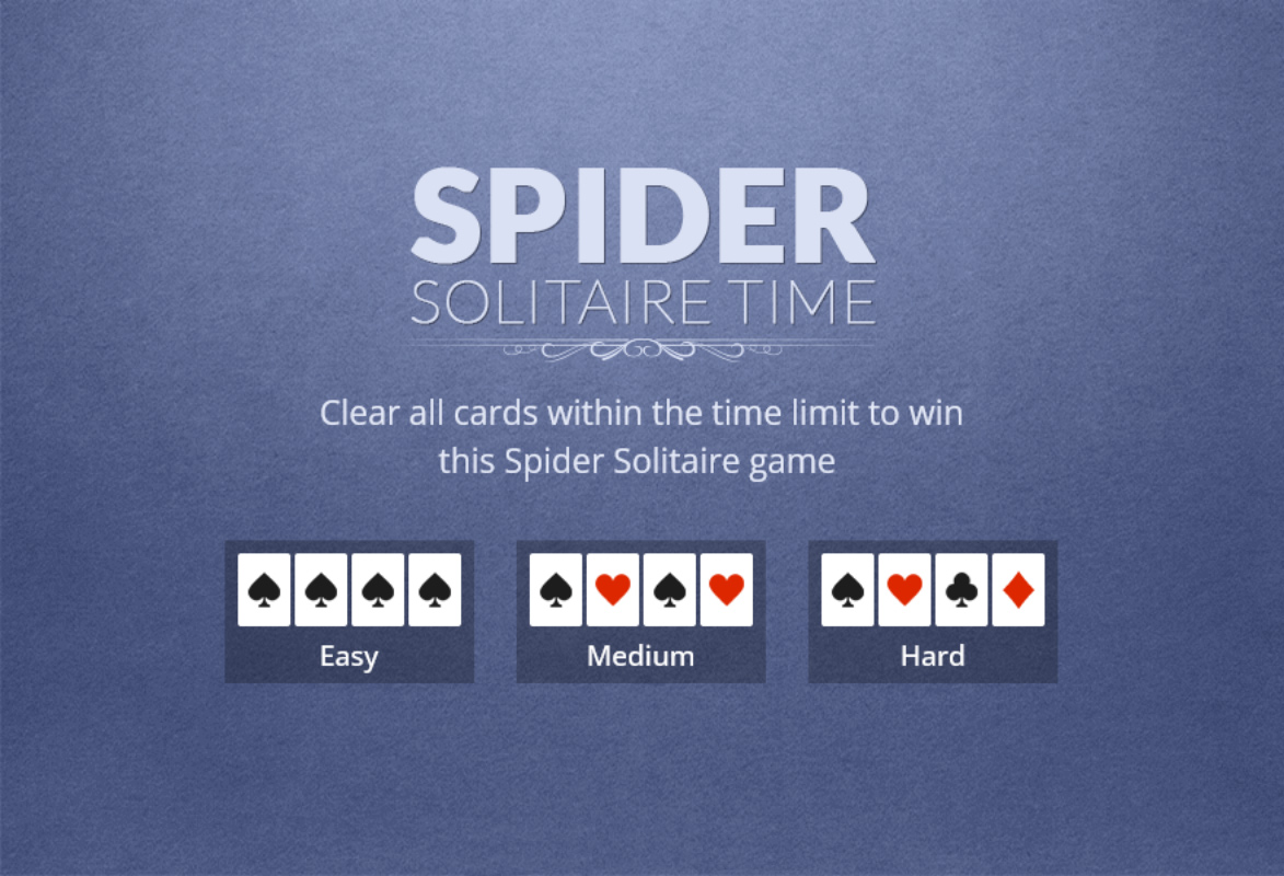 Spider Solitaire Time 🕹️ Hrajte zdarma na Play123