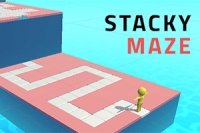 Stacky Maze je hra se sbíráním kostek