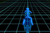 Závodní hra na motorkách ve světě Stickman Neon Warriors