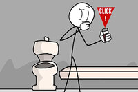 Stickman je zpět ve vězení za drobný zločin