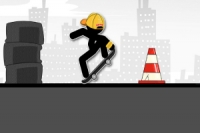 Vstup do arény jako Stickman Skater