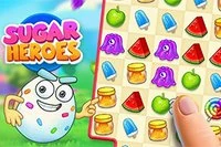 Sugar Heroes vás vítají v naší nové skvělé match 3 hře!