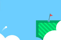 Jednoduchá 2D golfová hra s 30 úrovněmi