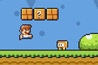 Super Ninja Plumber je akční dobrodružná hra s roztomilým retro stylem