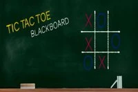 Tic Tac Toe Blackboard je klasická strategická logická hra