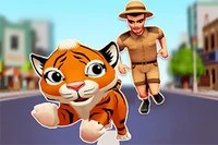 Skvělá a zábavná tiger parkour hra, stejně zábavná jako subway parkour