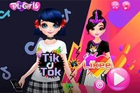 Vítejte na TikTok Girls vs Likee Girls