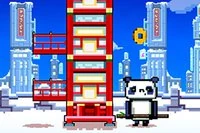 Jsi drsný panda s bambusem, ale dej pozor, aby ses nezbořil věž!