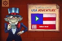 Pokuste se dokončit všechny trollovací úrovně s tématem USA!