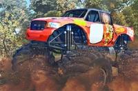 Monster-truck kaskadérská hra s 3D modely