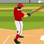 Hráč v červené uniformě s čepicí se připravuje odpálit míček na baseballovém hřišti