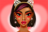 Candy fantasy makeup pro Valentýna v této hře