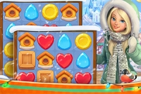 Vega Mix: Fairy Town je match-3 hra se zábavným zimním příběhem