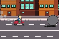 Hra Wear the Helmet je nekonečný běžec s důrazem na bezpečnost na silnici