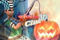 Zombie Clash 3D je halloweenová střílečka z pohledu třetí osoby