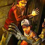 Zombie Hunter Dva lidé se brání proti útočícím zombiem v průchodu
