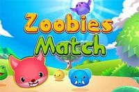 Klasická hra Match 3 se Zoobies